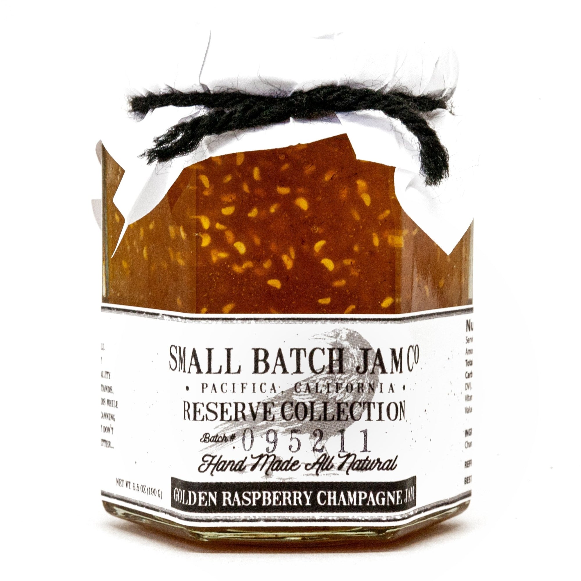 Golden Raspberry Champagne Jam - Reserve Collection - Small Batch Jam Co
