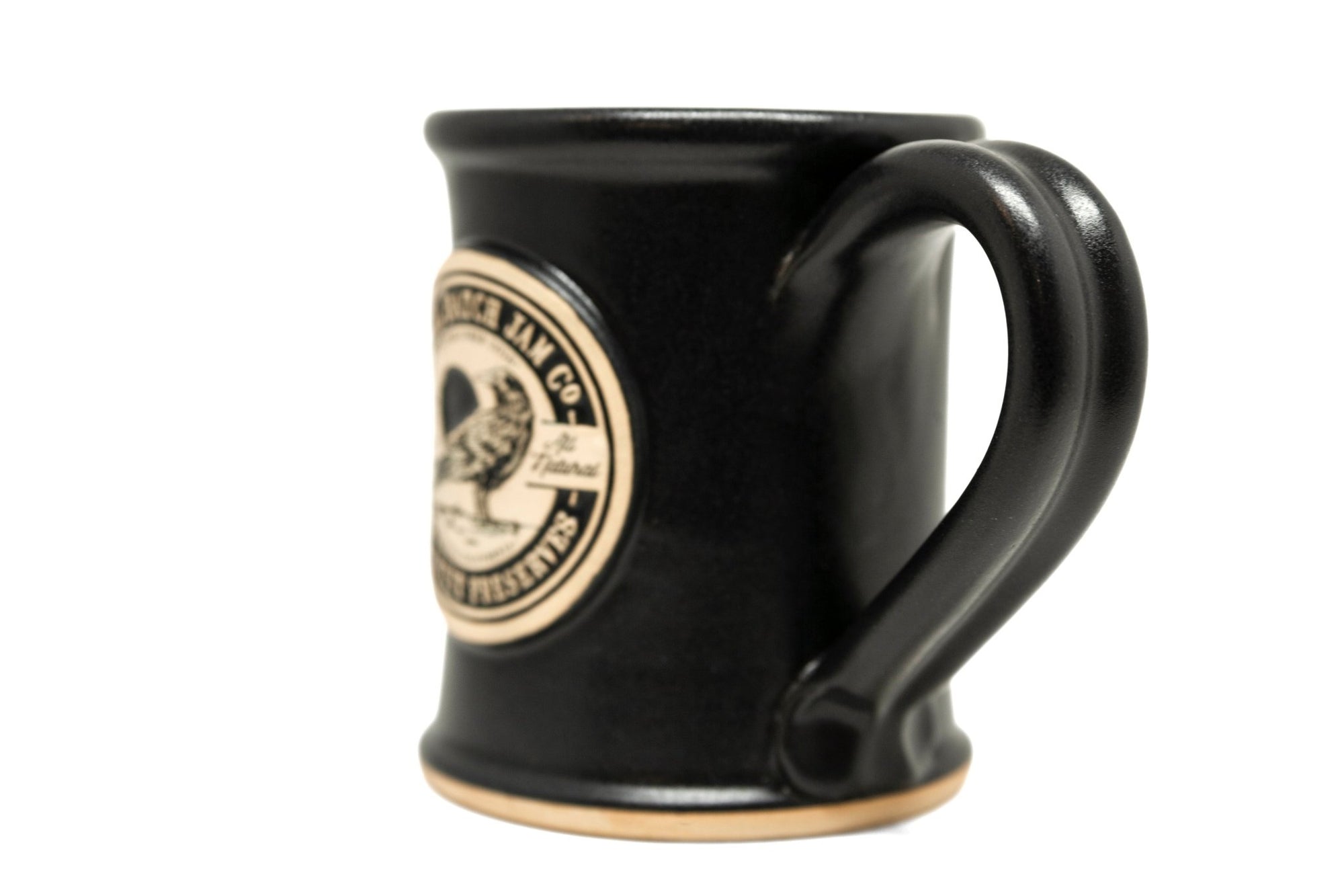 Handmade SBJC Slimline Coffee Mug - Black 14 oz. - Small Batch Jam Co