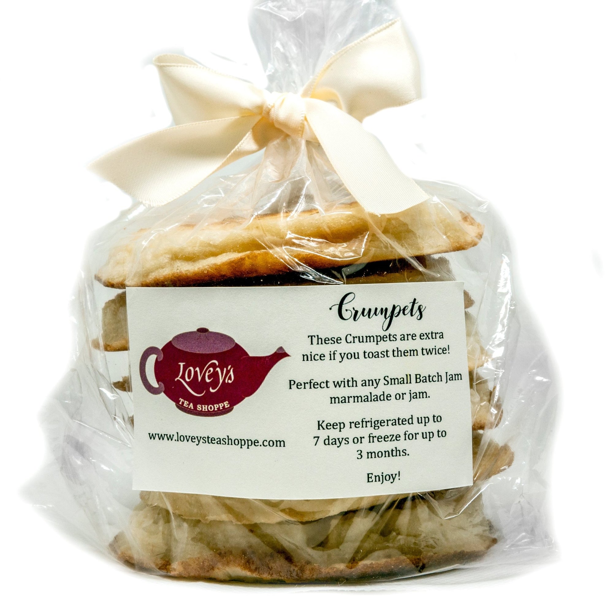 Lovey's Tea Shoppe Crumpets - 6 Pack - Small Batch Jam Co