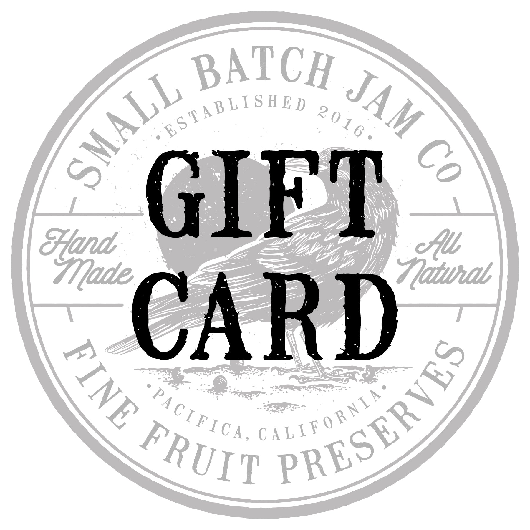 Small Batch JamCo。ギフトカード